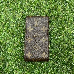 Vintage Louis Vuitton Monogram Brown Cigarette case